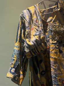 kurta set handwork Embellished Pocket and collar