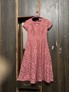 Elegant Lace A-Line Dress