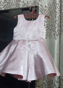 Full Flair Party Wear Dress For 1-3 Years Baby Gir