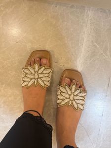 Embellished Floral Slides check details