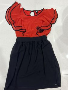 Chic H&amp;M Two-Tone Dress