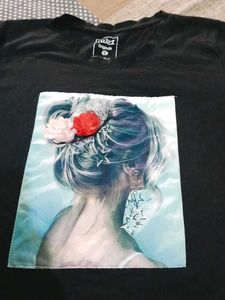 Artistic Graphic Black T-Shirt