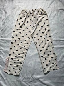 Cute Heart Print Pajama Set