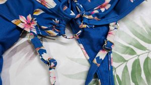 George V-Neck Twist-Front Bikini Top