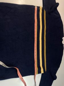 Lacoste Striped Navy Sweater