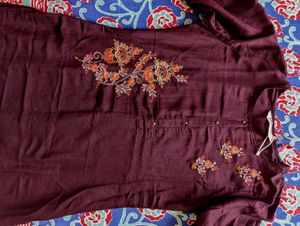 Kurta With Straight Pant And Dupatta Size 32