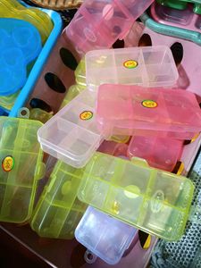 Multi-Compartment Pill / Jewelry Box 5 pcs