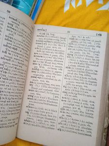 3 Different Language Dictionary