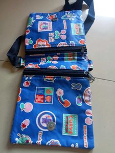 Blue Print Crossbody Bag