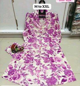 Floral Print Kurta Set