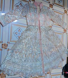 Elegant gotapatti Gown with lahenga nd dupatta