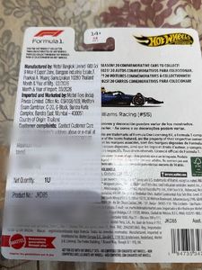 Hot Wheels  #55 Atlassian Williams Racing F