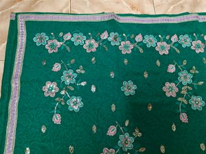 Elegant Green Saree