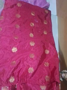 Vibrant Pink Silk dupatta