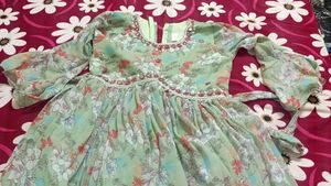 Beautiful Floral Print Gown