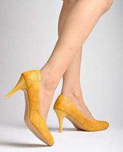 Yellow Stiletto Heels