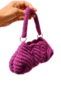 Chic Crochet Mini Bag