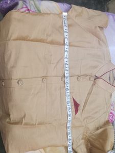 Men's Golden Sherwani Set
