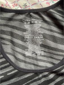 Zebra Print Crop Top