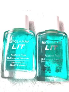 MyGlamm LIT Nail Polish Remover x2