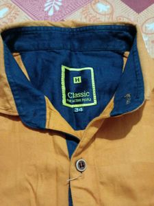 Classic Mustard Casual Shirt