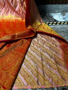 Elegant Golden Saree