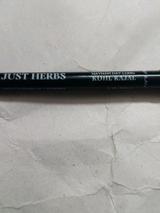 Just Herbs Kajal, It's deep black and waterproof