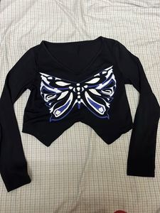 Butterfly Graphic Long Sleeve Top