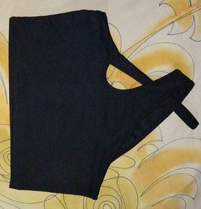 Clafoutis K Neck Balck Party Top
