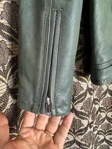 Men's Green Leather Jacket