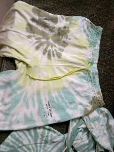Tie-Dye Hoodie and Pajama Set