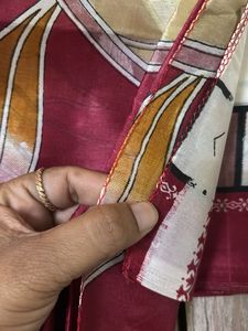 Beautiful Saree with Leaf Print