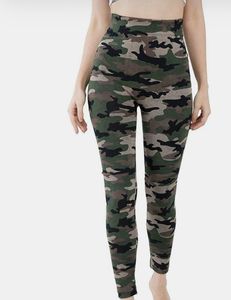 Camouflage Print Jeans