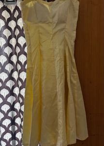 butter yellow dress