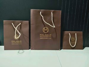 Malabar Gold &amp; Diamonds Brown Paper Bags