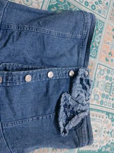 Denim off shoulder Stylish Top