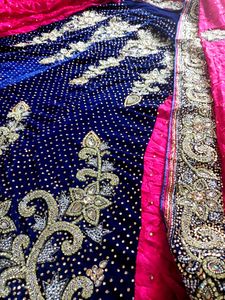 Embroidered Lehenga Saree (Tie-up)