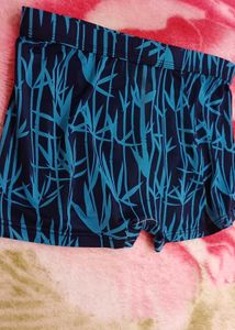 Men's Blue Bamboo Boxer Shorts