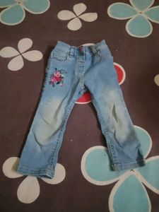 Floral Denim Free one tishart