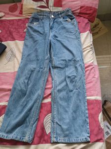 Light Wash Wide Leg Jeans