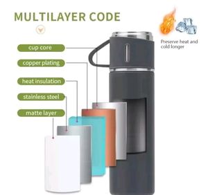 💥 Stainless Steel Vacuum Flask Set As Per Colour