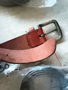 Classic Light Brown Leather Belt