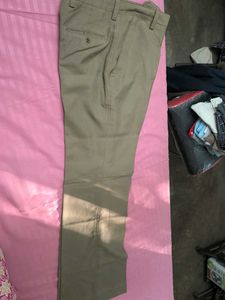 khaki Straight Leg Pants