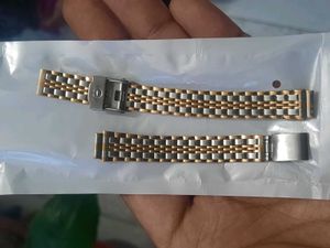 Gold & Silver Tone Watch Strap 2 pairs