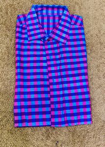 Check Shirt -regular-M