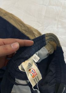 Adidas Navy Blue &amp; Tan Shorts
