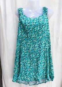 Floral Print Sleeveless Dress