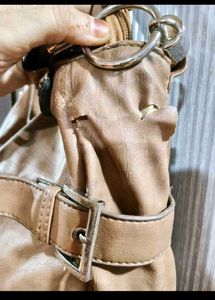 Stylish Brown Leather Shoulder Bag