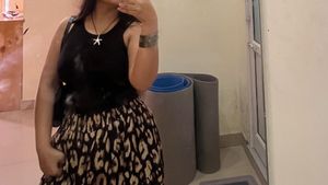 Leopard Print Skirt