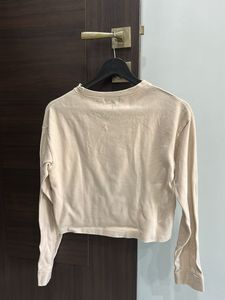 Pink Panther Graphic Long Sleeve Crop Top